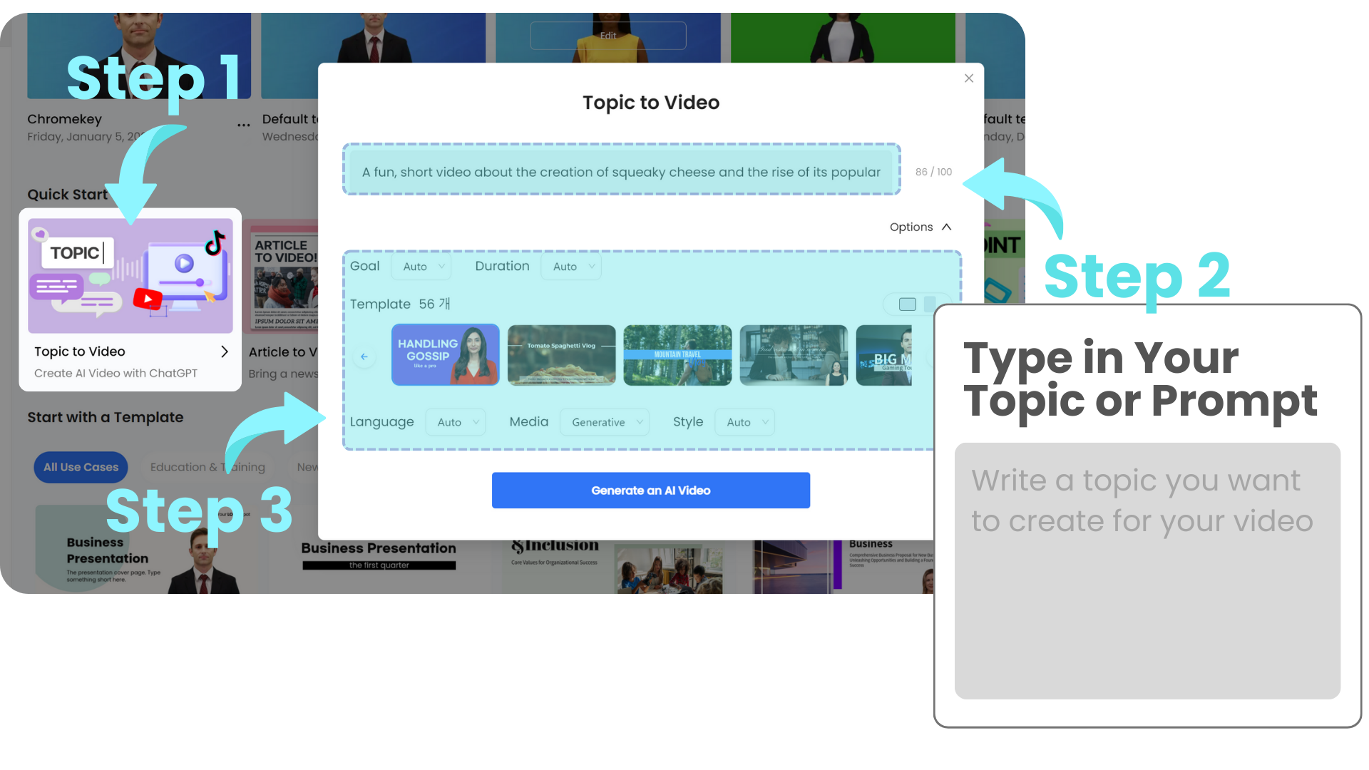 ChatGPT Video AI Generator