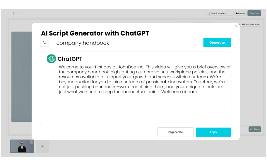 Script Generator